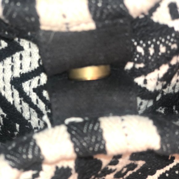 Shoulder Purse Tote Bag Large Jacquard Woven Bohemiam Black White Neutral NWOT - Picture 8 of 11